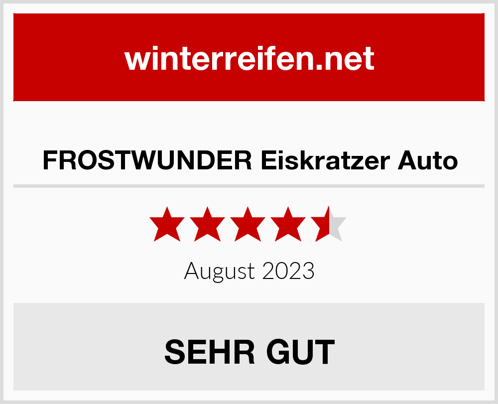 FROSTWUNDER Eiskratzer Auto Test 2024