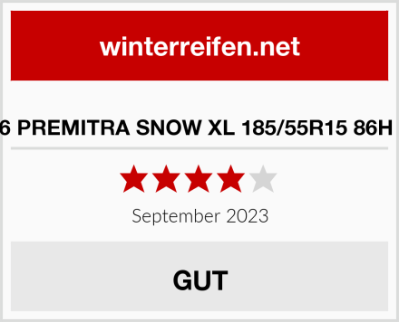  MAXXIS WP6 PREMITRA SNOW XL 185/55R15 86H Winterreifen Test