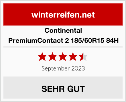 Continental PremiumContact 2 185/60R15 84H Test