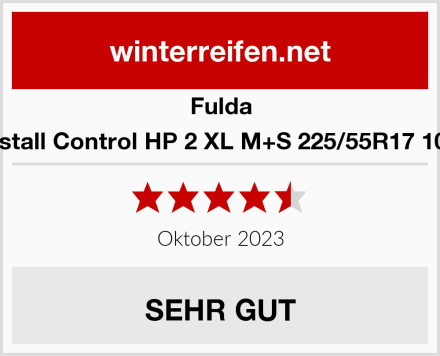 Fulda Kristall Control HP 2 XL M+S 225/55R17 101V Test