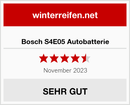  Bosch S4E05 Autobatterie Test