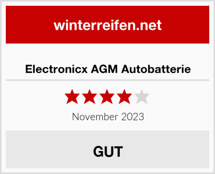  Electronicx AGM Autobatterie Test