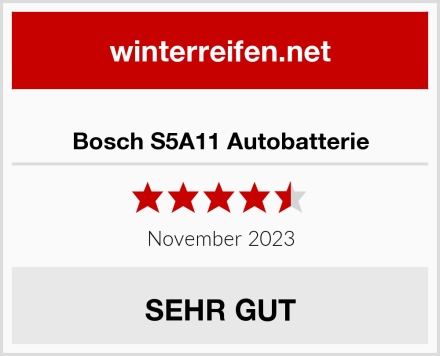  Bosch S5A11 Autobatterie Test