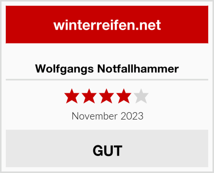  Wolfgangs Notfallhammer Test