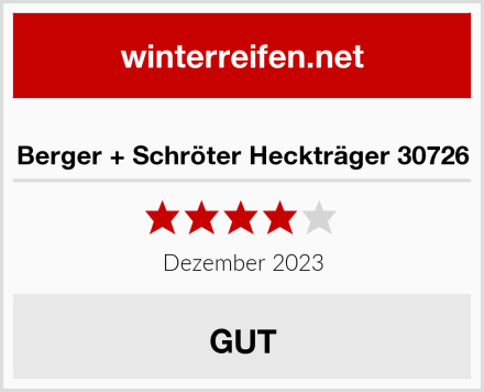  Berger + Schröter Heckträger 30726 Test