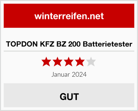  TOPDON KFZ BZ 200 Batterietester Test