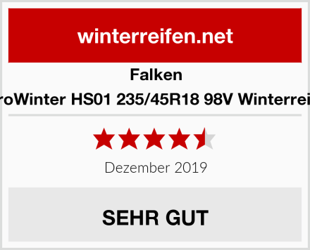 Falken EuroWinter HS01 235/45R18 98V Winterreifen Test