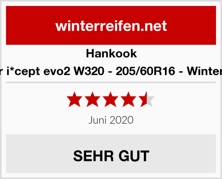 Hankook Winter i*cept evo2 W320 - 205/60R16 - Winterreifen Test