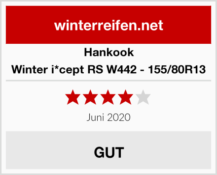 Hankook Winter i*cept RS W442 - 155/80R13 Test