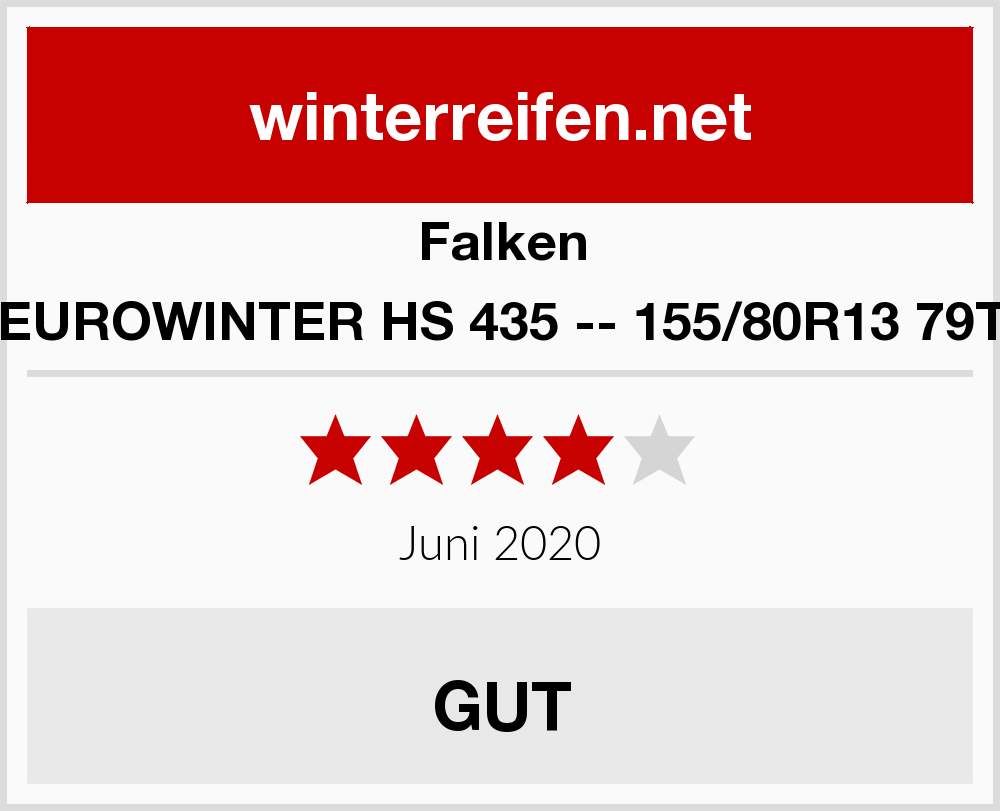 FALKEN EUROWINTER HS 435 155/80R13 79T Winterreifen | Winterreifen Test 2024