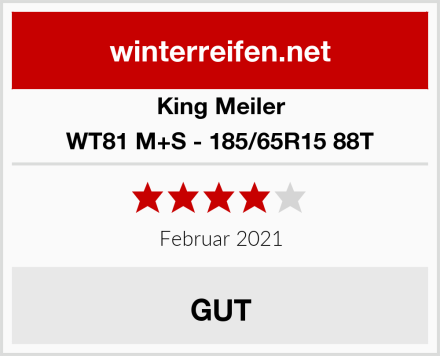 King Meiler WT81 M+S - 185/65R15 88T Test