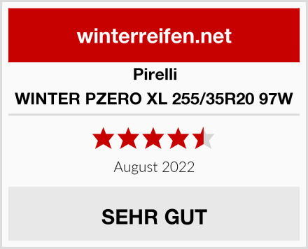 Pirelli WINTER PZERO XL 255/35R20 97W Test