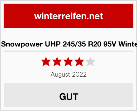 Tristar Snowpower UHP 245/35 R20 95V Winterreifen Test
