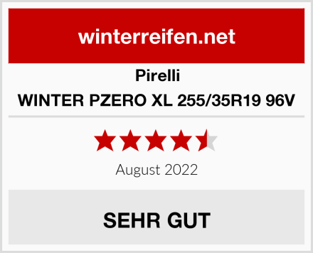 Pirelli WINTER PZERO XL 255/35R19 96V Test