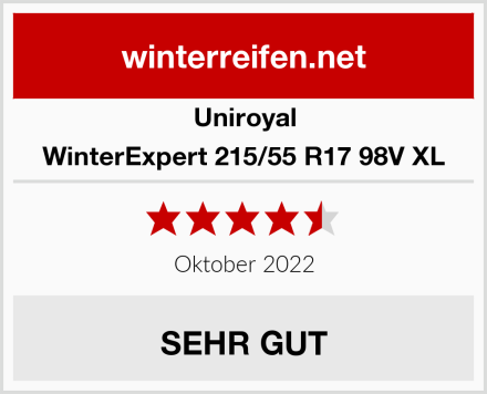 Uniroyal WinterExpert 215/55 R17 98V XL Test