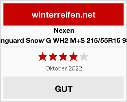 Nexen Winguard Snow'G WH2 M+S 215/55R16 93H Test