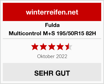 Fulda Multicontrol M+S 195/50R15 82H Test