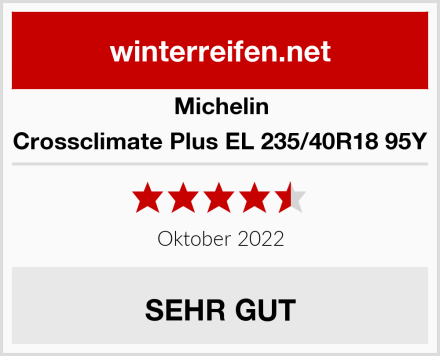 Michelin Crossclimate Plus EL 235/40R18 95Y Test