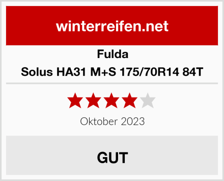 Fulda Solus HA31 M+S 175/70R14 84T Test