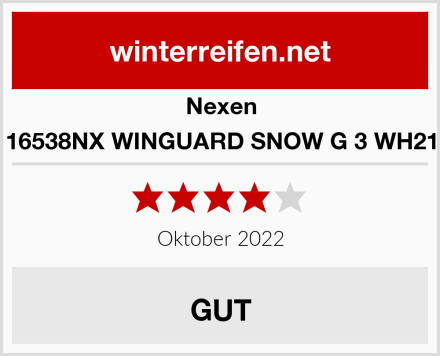 Nexen 16538NX WINGUARD SNOW G 3 WH21 Test
