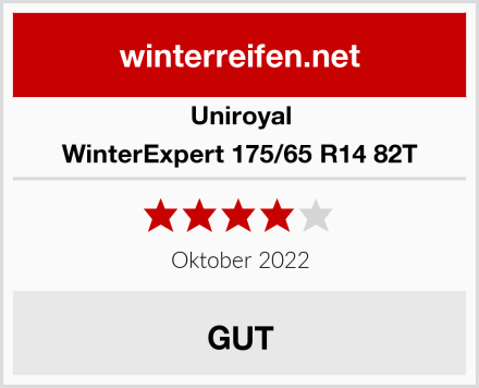 Uniroyal WinterExpert 175/65 R14 82T Test