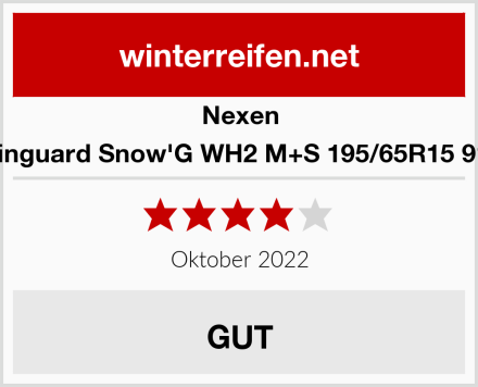 Nexen Winguard Snow'G WH2 M+S 195/65R15 91T Test