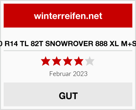  ROADMARCH 185/60 R14 TL 82T SNOWROVER 888 XL M+S 3PMSF Winterreifen Test