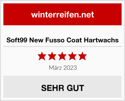  Soft99 New Fusso Coat Hartwachs Test