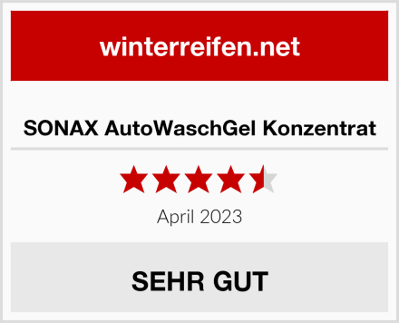  SONAX AutoWaschGel Konzentrat Test