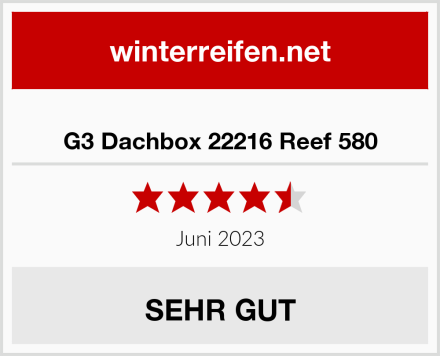 G3 Dachbox 22216 Reef 580 Test