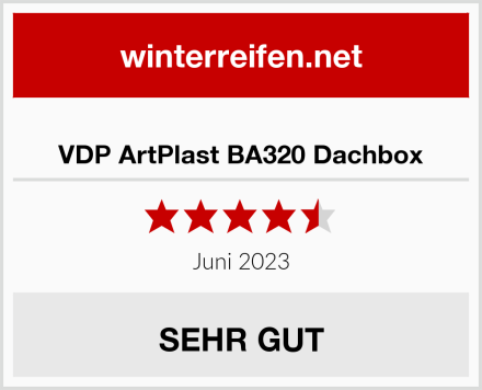  VDP ArtPlast BA320 Dachbox Test