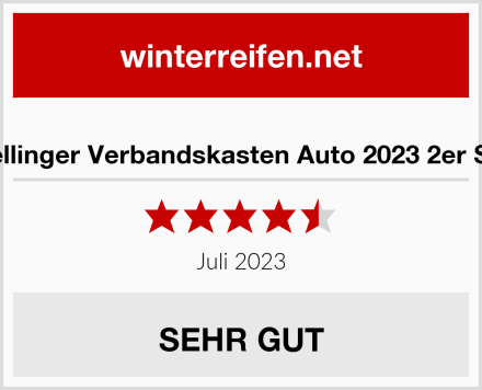  Rellinger Verbandskasten Auto 2023 2er Set Test