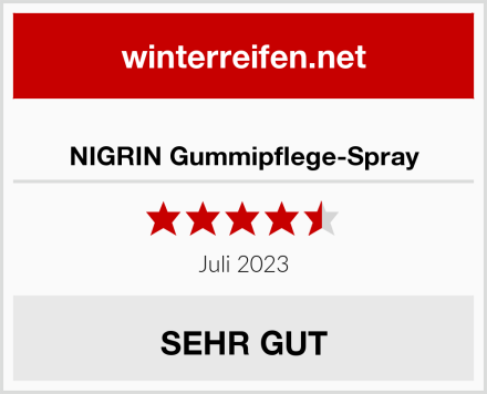  NIGRIN Gummipflege-Spray Test