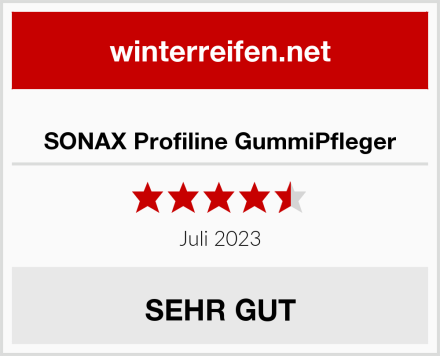  SONAX Profiline GummiPfleger Test