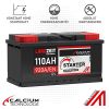  LANGZEIT Autobatterie 110AH 12V 920A/EN Starterbatterie